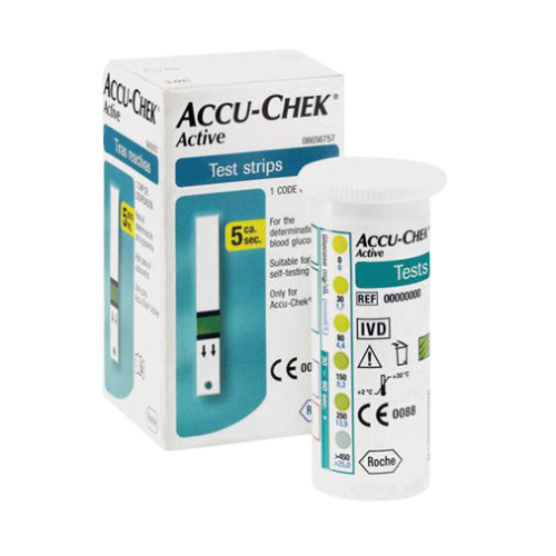Accu-Chek Active Test Strips - Accurate, Easy-to-Use Glucose Monitoring