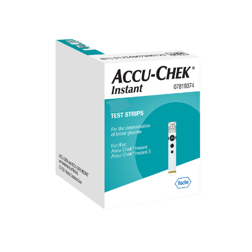 Accu-Chek Instant Test Strips - Effortless Glucose Monitoring with No Manual Coding
