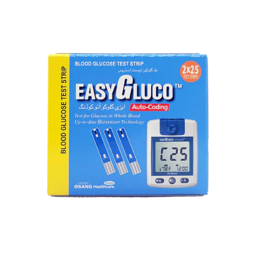 Easygluco 50 Test Strips - Accurate, Coding-Free Blood Glucose Monitoring