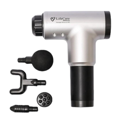 LifeCare Massager Gun LC920 - Advanced Muscle Relief with Adjustable Speed and Multiple Heads